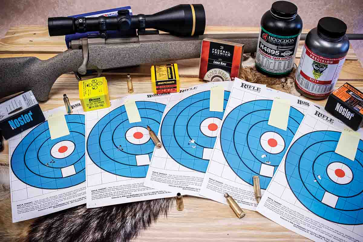 Looking at the results as a whole provided an overall picture of the performance of the Nosler M48. It did not disappoint with many loads hovering around .5- to .75-MOA.